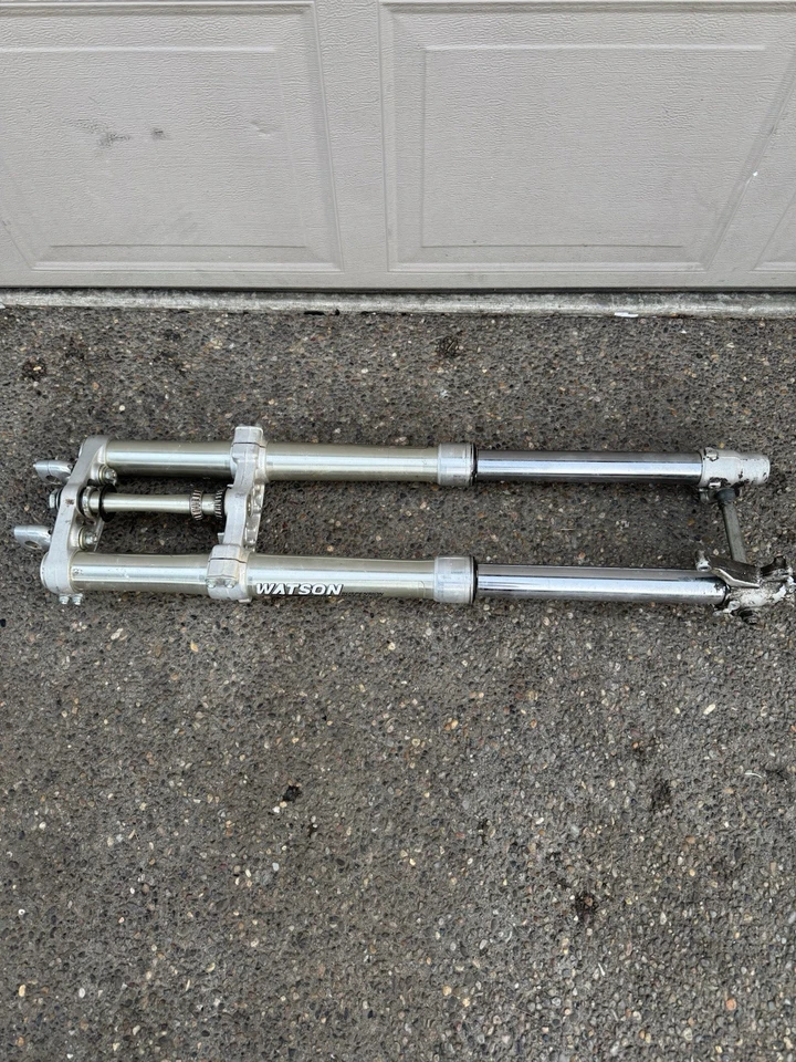 ✅2000 Honda CR125R CR 125R OEM FRONT FORKS SHOCK SUSPENSION TUBES CLAMPS - Image 3 of 4