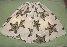 Fern Mark  Star Fish Skirt 100% Silk, Quiet Luxury, Timeless, Elegant