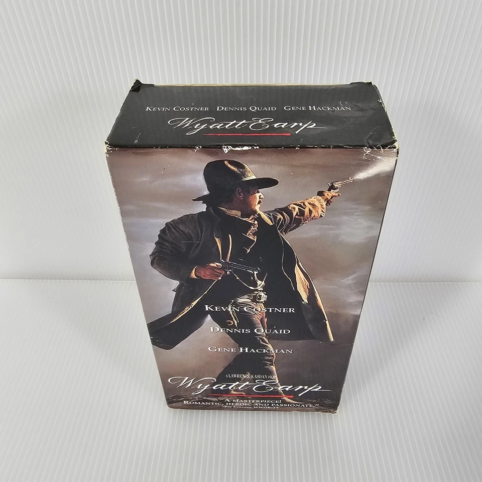 Wyatt Earp (VHS, 1994, 2-Tape Set) - Image 3 of 4