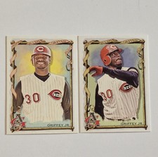 2- Ken Griffey Jr 2023 Topps Allen & Ginter Cards (1- #351 SP & 1- #17 Base)
