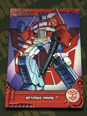2013 Transformers - Optimum Collection - G1 - Holo Foil - #TF1 - Optimus Prime