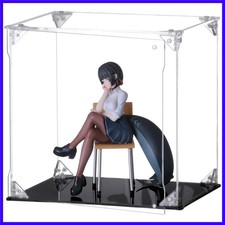 Clear Acrylic Display Case, Front-Open Door with Magnetic Buckle, Assemble Di...