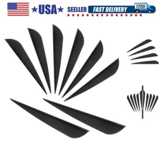 Arrows Vanes 4 Inch Plastic Feather Fletching for DIY Archery Arrows 50 Pack…