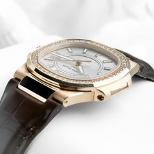 Patek Philippe Rose Gold Nautilus Factory Diamond Set Bezel 7010R-001 FULL SET 5