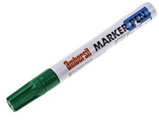 Ambersil 20379 Green Fibre Tipped Acrylic Paint Marker Pen 3 mm