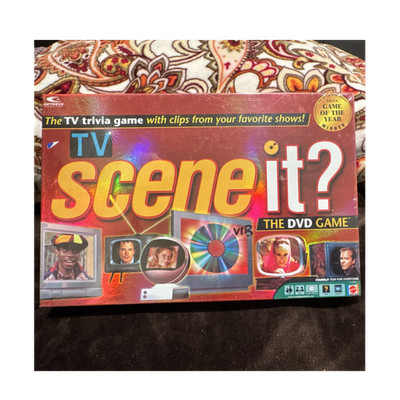 Screenlife TV Scene It? DVD Trivia Game Complete 2+ Players Ages 13+ 2004