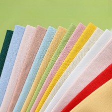 5 Pièces Tissu En Coton Lin 30x30cm Carré Pour Broderie DIY