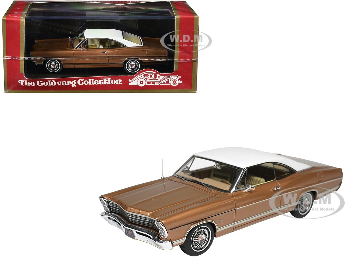 1967 FORD GALAXIE BURNT AMBER 1/43 MODEL CAR BY GOLDVARG