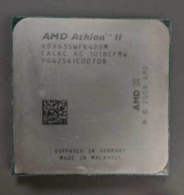 Athlon II X4, 4-Core CPU 4-Threads 2.9GHz ADX635WFK42GM 2008