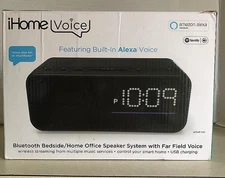 iHome Voice Bluetooth bedside/home office Speaker System iLP14W/Far Field Voice