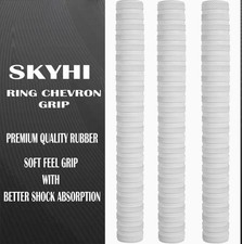 SkyHi Premium Ring Cricket Bat Grip Pack of 3  Shock Absorption Rubber Grips