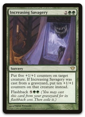 Increasing Savagery #120 (LP) Dark Ascension DKA Magic MTG