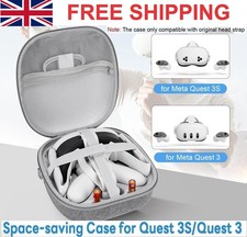 For Meta Quest 3 3s Carry Travel Case VR Virtual Reality UK PLUG STYLE Case Only