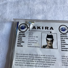 1995 VIRTUA FIGHTER SEGA SATURN VIDEO Case and manual  