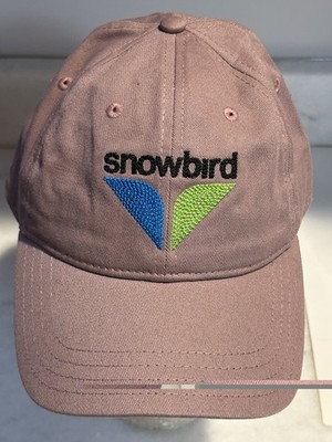SNOWBIRD HAT CAP ADJUSTABLE STRAPBACK BROWN