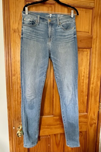 Jean Femme 7 For All Mankind Rocker - Taille 29 - Bleu - Occasion Très Bon état