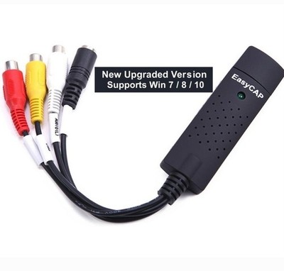 EasyCAP USB 2.0 Video Capture Card   Convert VHS to Digital, Record Win7/8/10