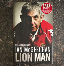 Ian McGeechan Lion Man Autobiography Hardcover 2009 Simon & Schuster Rugby