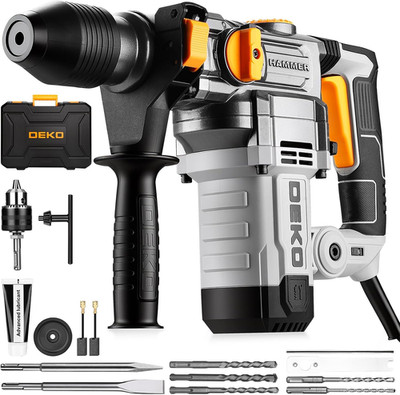 1-1/4 Inch Sds-Plus Rotary Hammer Drill, 12.5Amp Electric Heavy Duty Hammer Dril
