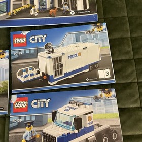 Lego Manual Instruction Books Various Police City Sets 60138 60139 60141 60312