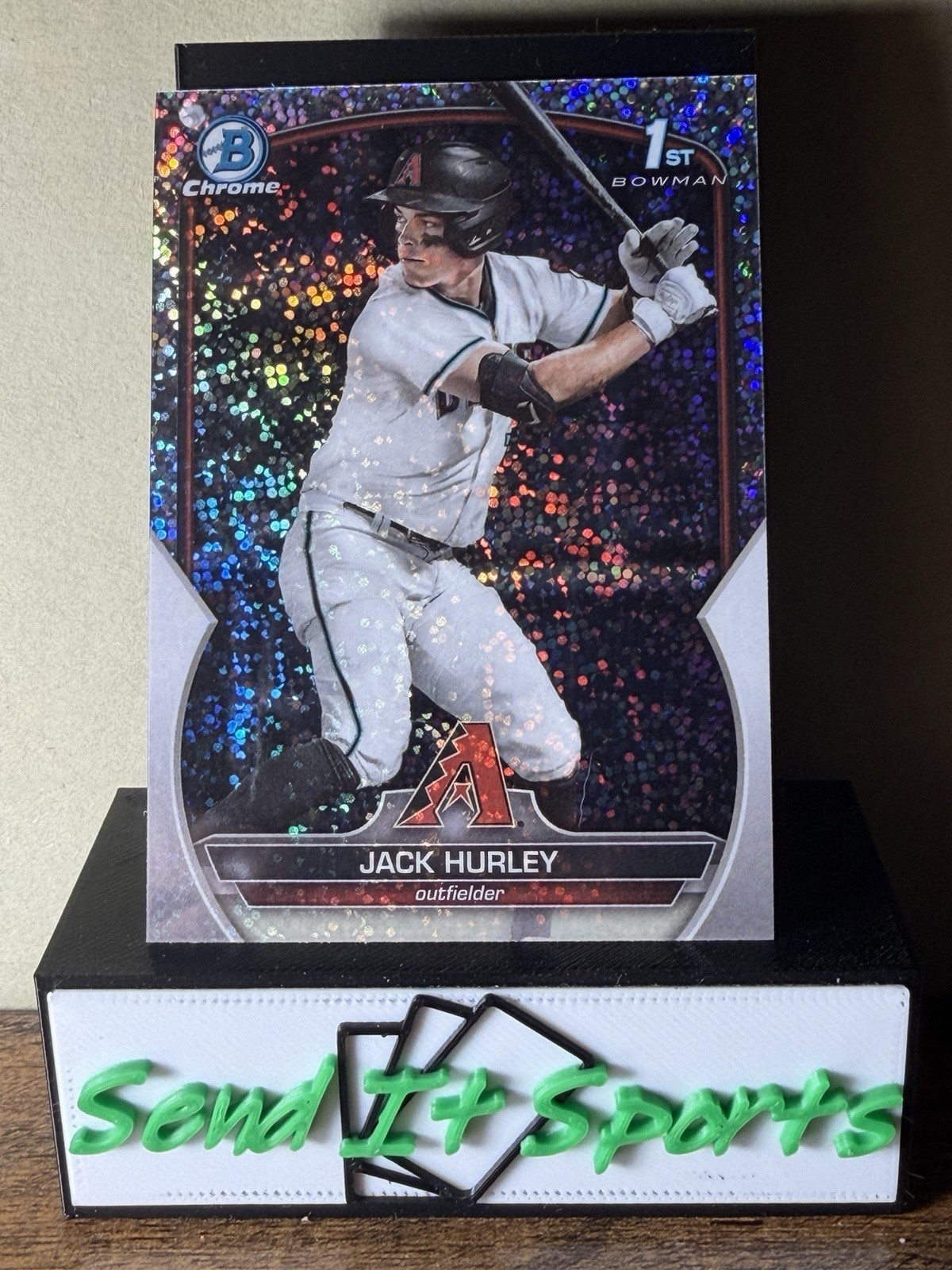 Topps 2023 Bowman Chrome Draft Jack Hurley Dbacks #BDC-162 1st Sparkle RC