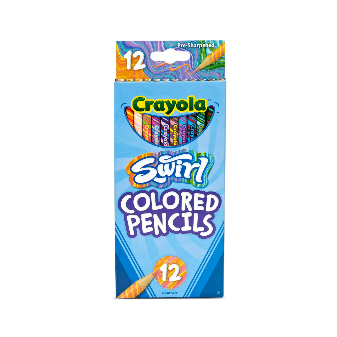 Crayola Colors of Rainbow Colored Pencils, Assorted Lead and
