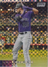 2020 Stadium Club Chrome #12 David Dahl X-Fractor