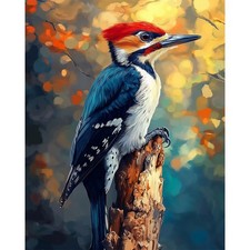 Natuyalo Bird Paint by Numbers Kit for Adults Beginner 16x20 inches, PIC-09