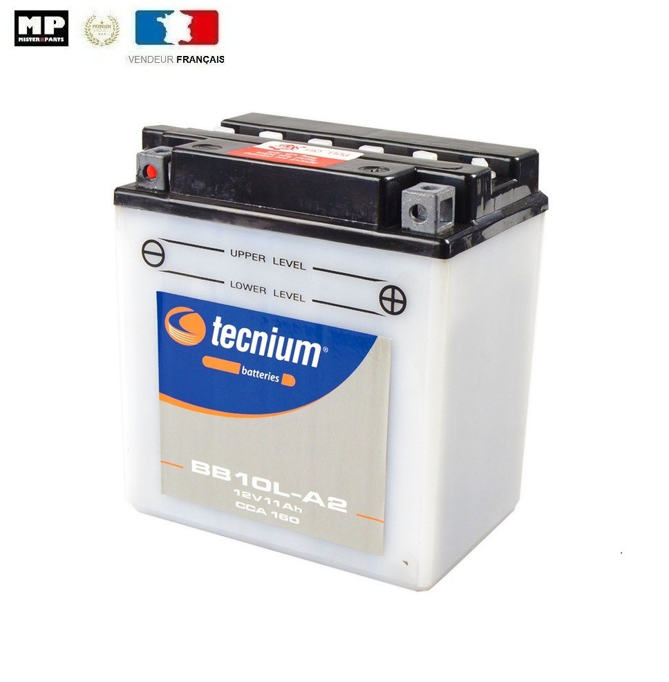 Batterie Y BB10L-A2 12V 11.6Ah pour moto SUZUKI GSX 400 L Chopper 1980