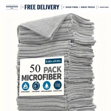 Microfiber Cleaning Cloths Lint Free Reusable Absorbent Towels for Car Window