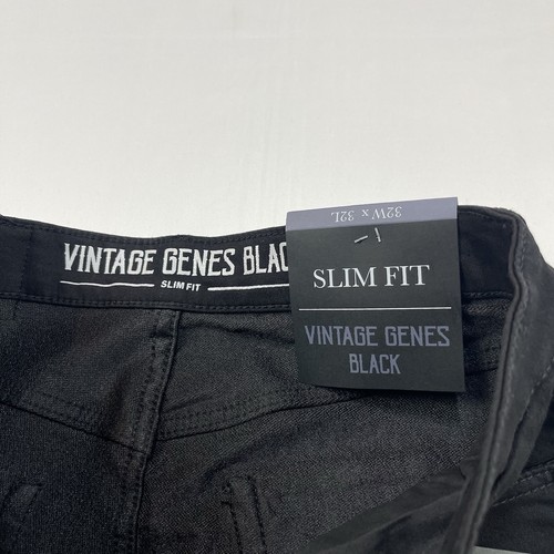 Pantalones de mezclilla de felpa francesa cómodos calce ajustado Genes vintage en muy buen estado para hombre W32x32L - Imagen 8 de 15