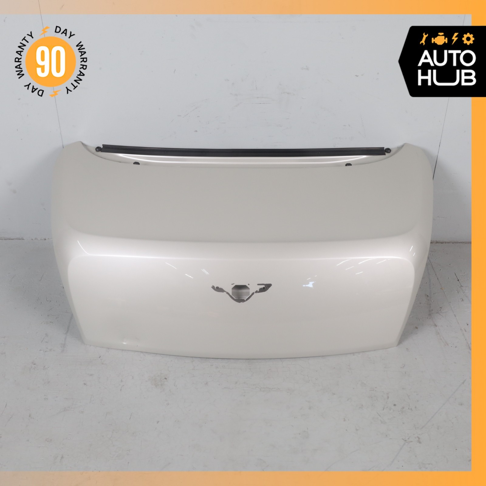 12-14 Bentley Continental GT Coupe Trunk Lid Panel Assembly White OEM 56k