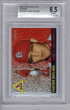 SLA454- 2004 Topps Heritage Chrome #THC99 Yadier Molina /1955 - BGS ExMt+ (6.5)