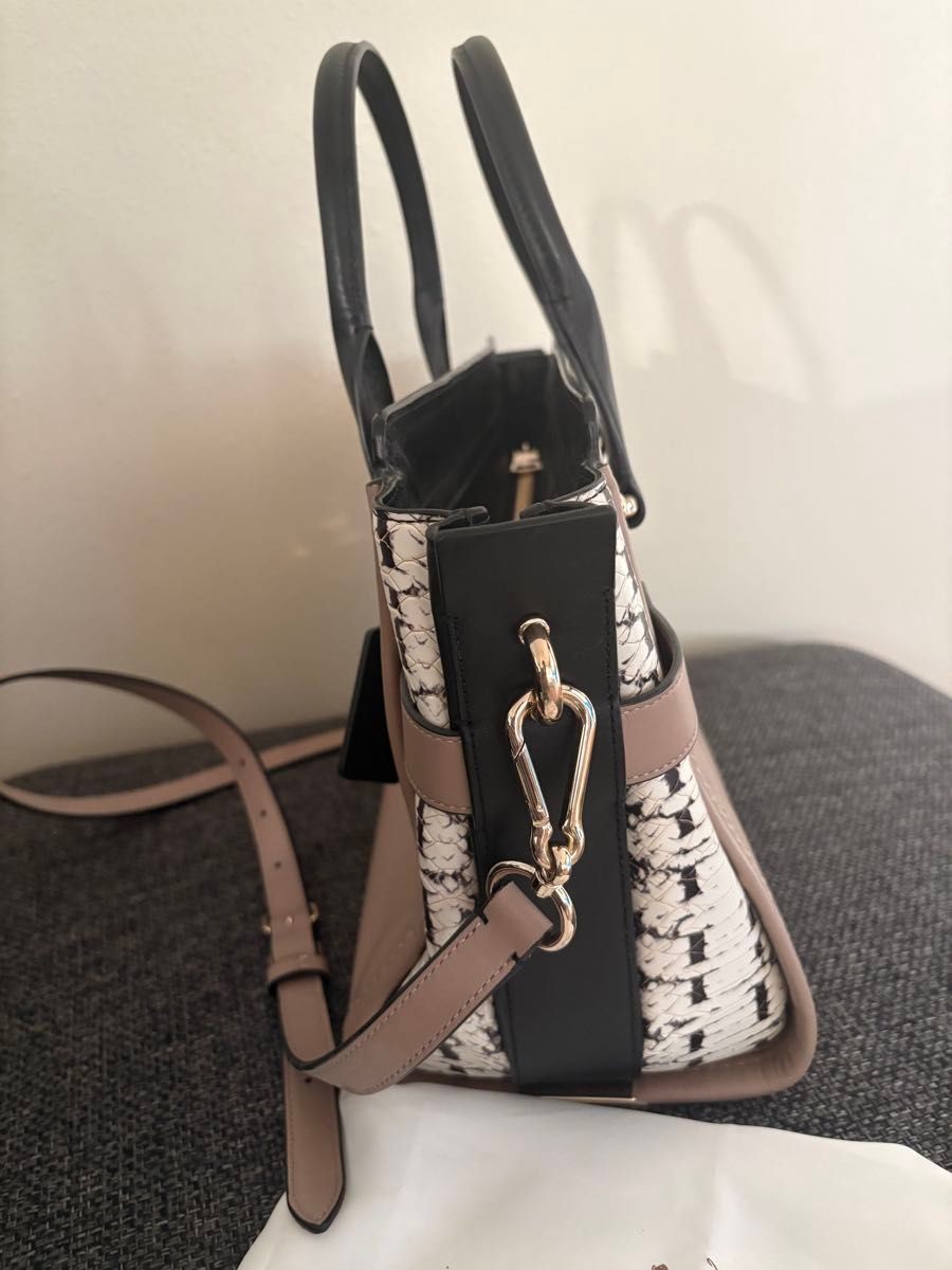 COACH Bag   Handbag 2way Swagger Python Pattern B… - image 11