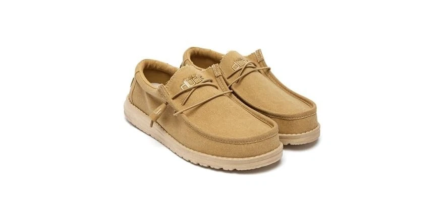 Hey Dude Wally Classic unisex Shoes - Chestnut, US Mens 9/ Women 11