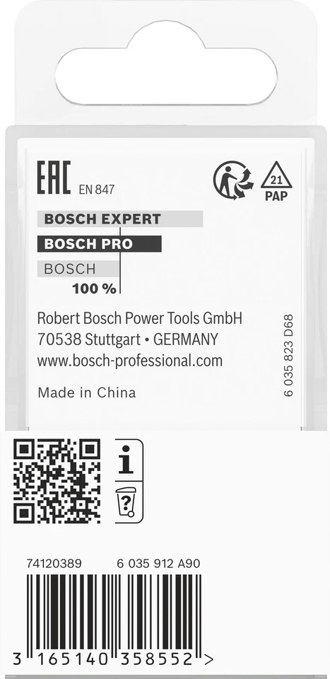 Bosch Profilfräser B, 8 mm, R1 4 mm, B 8 mm, L 14,4 mm, G 54 mm - Bild 3 von 4