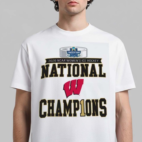 Wisconsin Badgers Women's Ice Hockey 2026 National Champions Locker Room T-Shirt