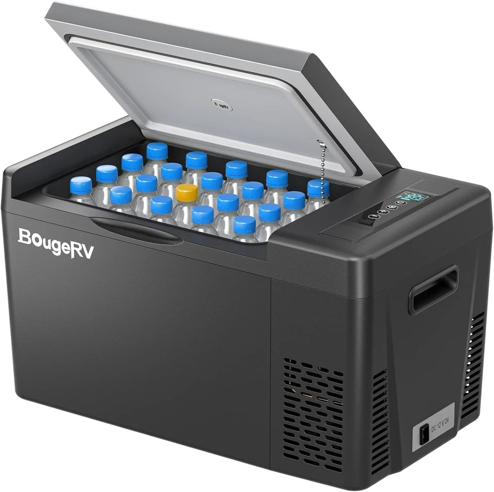 Lightweight 12 Volt Refrigerator with 3-Level Battery Protection for Travel - Image 3 of 4