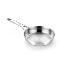 Bratpfanne 24cm, Edelstahl, ohne Antihaftbesc...