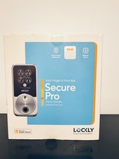 Lockly Secure Pro Zeno Smart Deadbolt Wi-Fi w/ Apple Home Key, Fingerprints 