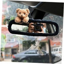 Adorable Teddy Bear Car Mirror Cover Set,Cute Sheep Mirror Accessories, teddy