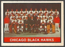 1974-75 O-Pee-Chee Chicago Blackhawks Team Checklist UNMARKED #315  EX-NEAR MINT