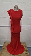 WAL G.  Red Cap Sleeve Maxi Evening Occasion Wear Dress BNWT. Size 10/ S