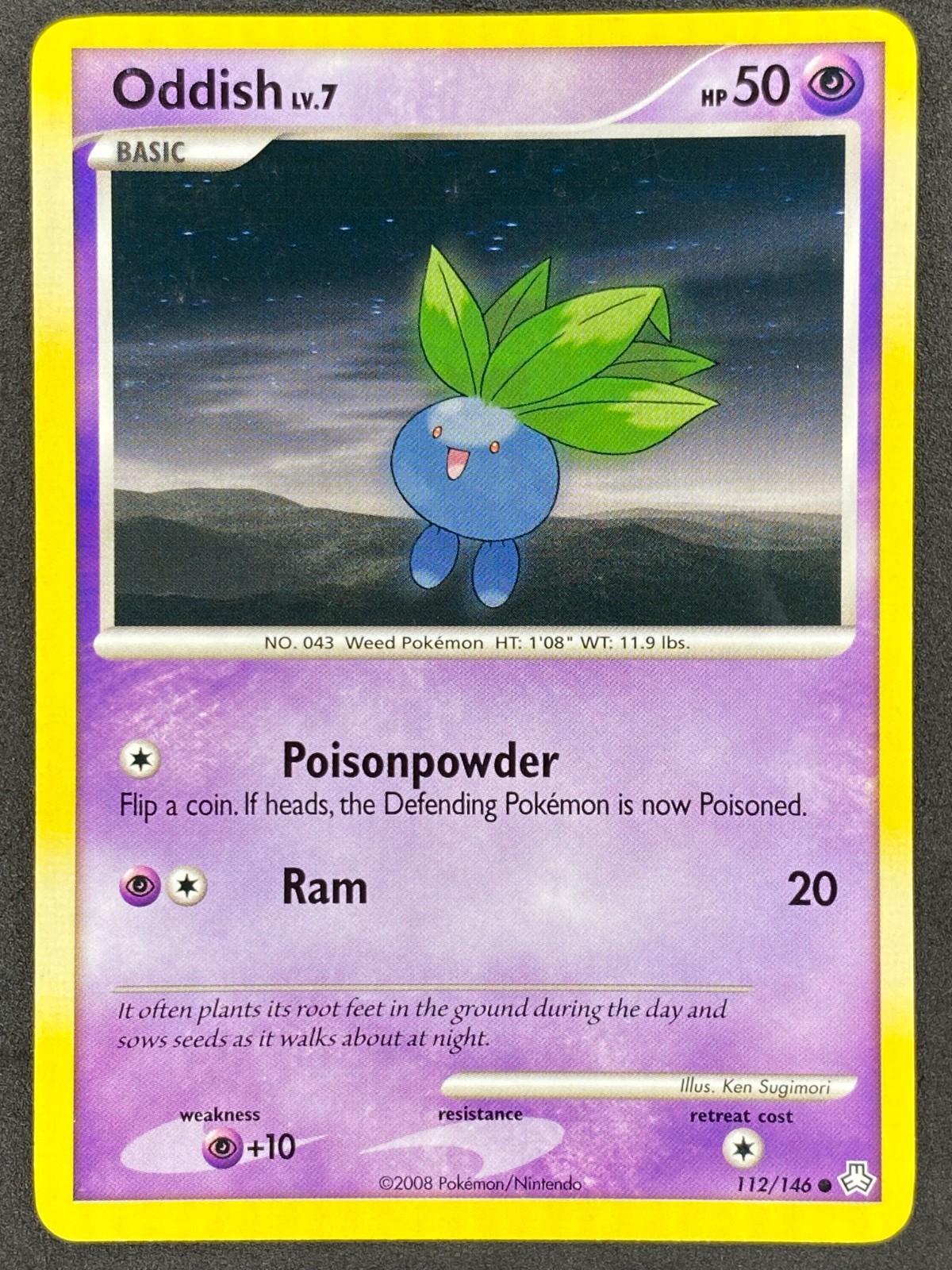 Pokémon Oddish 112/146 LA Legends Awakened LP/NM