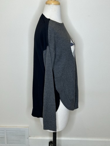 Lisa Todd Heart Pattern Cashmere Blend Sweater Knit Top Size S - Picture 3 of 10