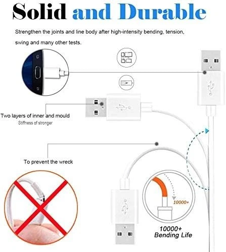 20x Micro to USB-A Fast Charge Cable Cord Charging Quick Charger Bulk Wholesale - Image 3 of 4