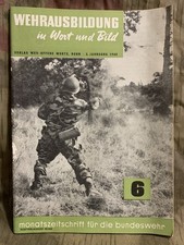 Wehrausbildung in Wort und Bild Bundeswehr 1960 Panzer Tarnregeln Kartenkunde