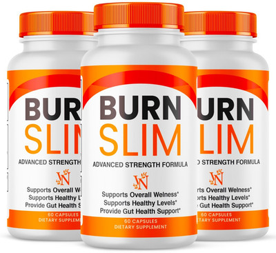 Burn Slim Advanced Strength Capsules, Burnslim for Wellness Support 3Pack 180CT