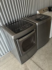 Lg Gray Washer & Dryer Set Top-Load Electric GTX22EASK0WW