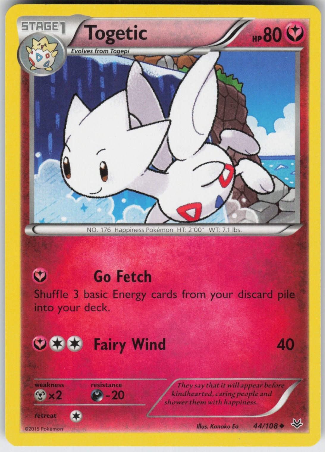 Togetic 44/108 Uncommon XY - Roaring Skies
